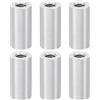 PATIKIL 6pz Distanziali Alluminio M3 Distanziali Metallici M3 Alluminio 3mm ID x 5mm OD x 10mm L Distanziali Filettati Viti Colonna Standoff Femmina per Auto Rc Droni Scheda Madre Argento