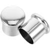 Gadpiparty Deviatore per Rubinetto Vasca Bagno in Rame, 2 Pezzi Argento | Stile Elegante e Moderno, Regolazione Facile, Installazione Semplice, Manutenzione Ridotta per Vasca e Doccia