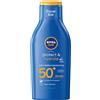 NIVEA Sun Protect & Hydrate Sunscreen Lotion SPF50+ Travel Size 100 ml, idratante Sun Cream con idratazione a lunga durata, assorbimento rapido, protezione impermeabile per viso e corpo