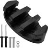 carotoe Kayak Deck Line Guide, Canoa Rope Bitta Mount, Nylon Body, Quattro Fessure di Ritenzione, Gear Setup Organizzazione Aiuto Giornaliero Kayak Rope Holder Canoa Organizer Deck Line Tacchetto Rigging