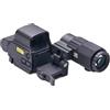 Mifhnby Mirino olografico combinato 558+G45 Mirino a punto rosso 558 Lente di ingrandimento 5X con sgancio rapido per montaggio su guida Picatinny da 20 mm