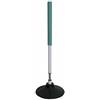 Wswqop Allenamento Basket Palo Dribbling Ostacolo Base Ponderata Flessibile Marcatori Visibili Materiale PVC Naturale Adatto a Esercizi di Agilità Tempismo, Green, 100CM