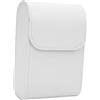 Generic Borsa da Trasporto per Telemetro Chiusura Magnetica Pelle PU Impermeabile per Caccia e Golf (WHITE)
