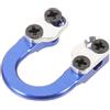 NUSITOU Fibbia di Sgancio per Arco Compound a U in Alluminio Blu 1 Pezzo | Vite Inclusa, Metallico, Accessorio Arco, Formato Compatto per Trasporto Semplice