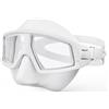 Generic Maschera Subacquea Occhialini Nuoto Visore Immersione Panoramico Lenti Anti Riflesso Guarnizione Morbida Silicone Aderenza Sicura Anti Perdite Uso , Bianco , Taglia Unica