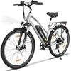 COLORWAY Bici Elettrica Uomo e Donna, Pneumatici da 28 pollici, Mountain Bicicletta Elettrica, 250W/36V/15AH, freni a doppio disco, due modalità di guida,7 velocità, autonomia fino a 45-100KM