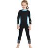 Picysa Muta da Sub per Bambini da 2,5 Mm per lo Snorkeling Tessuto in Neoprene Dalla vestibilità Comoda per il Nuoto Bordo Blu Taglia S (#1)