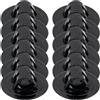 SECFOU Supporto Motore per Kayak in PVC Nero, 12 Pezzi, Resistente e Facile da Usare, Staffa di Fissaggio per Motore su Gommoni e Zattere da Pesca