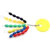 WNXGNHO Gomma Space Bean Bobber da Pesca Tappi Galleggiante Ferma Ovali Bobber da Pesca Space Bean Rigs Connettore Buffer Piombini galleggianti Morbidi durevoli Ferma la