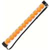 Harilla Tubo Raccogli Palline Pickleball Tubo Raccoglipalle Collettore Palline Portatile Leggero in PC Trasparente con Estremità Sicure in Adatto per Esercizi, Arancione