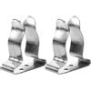 AMUSLESUR Clip in Acciaio Inox 304 2 Pezzi per Pagaia da Kayak