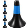 Mobestech Coni per Allenamento Sportivo 5 Pezzi in Plastica Multicolore per Agilità e Controllo Palla per Giocatori Indoor e Outdoor