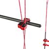Zerodis Scivolo per Cavo per Tiro con l' Splitter per Corde in Lega di Alluminio con Ruota a Basso Attrito Leggero 4,5 X 2,5 X 1,7 Cm Riduzione del Rumore per Gli Appassionati di Tiro con l' con
