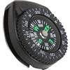 Picysa Mini Bussola da Polso Portatile con Eccellenti Prestazioni Subacquee per Immersioni, Campeggio Ed emergenze. Plastica Nera 1 X Bussola