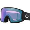 Oakley Line Miner - Occhiali da neve grandi, colore nero opaco wPrizm Iced Iridium