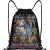 LTMCTUK Italiian Brrainrrot Zaini con coulisse, borsa sportiva all'aperto