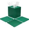 jxgzyy 24 Piastrelle per campi da Basket, Spesse 1,5 cm di Spessore, ad Incastro, per Sport all'aperto, Antiscivolo, in Polipropilene, Tappetino di drenaggio per campi da Tennis, Piscina, Patio