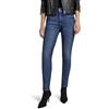 G-STAR Donna Lhana Skinny Split Jeans, Blu (faded blue copen D24356-D441-G318), 23W / 30L