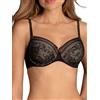 Anita Rosa Faia Fleur Underwired Bra Reggiseno con ferretto, Donna, Nero, 6E