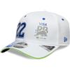 New Era 9Seventy - Berretto elasticizzato Visa Racing Bulls Yuki Tsunoda, bianco, Taglia unica