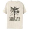 2Bhip Maglietta a maniche corte per adulti con logo dei Nirvana in Utero anni '90 Grunge Musica vintage