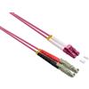 ROLINE cavo in fibra ottica duplex 50/125µm OM4, LSH/LC, LSOH, viola, 7,5 m