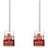 Nedis Cavo di rete CAT6 | RJ45 maschio | RJ45 maschio | S/FTP | 30,0 m | Per interni | Rotondo | LSZH | Bianco | Scatole