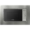 EVVO Microonde Integrabile Mi30 Inox - 21 Litri, Forno Microonde Funzione Grill, Display Digitale, Blocco Bambini e Timer da 60 minuti, Nero