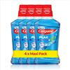 Colgate Plax Collutorio alla menta fresca con protezione della placca 24/7*, collutorio senza alcool, con fluoro, collutorio vegano, confezione multipla, confezione da 4, bottiglie da 500 ml