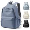 WEPLAN Zaino Scuola Media Superiore Ragazza Ragazzo, Zaino Università Lavoro Donna Uomo, Zainetto Porta PC 14 Pollici Impermeabile, Zaini Scuola Casual Donna Backpack,E4-Blu Viola