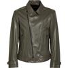 EMPORIO ARMANI - Giacca biker - Verde militare