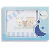 Interbaby - Set per culla, modello Love, colore: blu