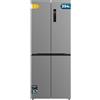 Cecotec Frigorifero 4 Porte Total No Frost Bolero CoolMarket 4D 394 Inox E. 394 Litri, Altezza 170 cm e 70 cm Larghezza, Cassetto Temperatura Variabile, Compressore Inverter, ATT Antibatterico