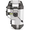 GIVI Valigia scantonata Destra in alluminio Grigio Givi OBKEVS33AR Trekker Outback Evo 33 litri