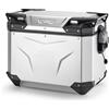 Givi OBKEV48AAL Valigia Laterale Sinistra Trekker Outback Evo in Alluminio Anodizzato da 48 litri