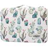 Kinmac Cactus, custodia protettiva impermeabile a 360°, con manico, per laptop e Surface Pro da 12-13,3, MacBook Pro da 13, MacBook 12, MacBook Air Retina da 13, iPad Pro da 12,9