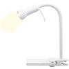Brilliant Lampada Flex clamp luce bianca | 1x R50, E14, 40W, adatto per lampade a riflettore (non incluse) | Scala da A ++ a E | Regolabile individualmente con un braccio flessibile