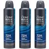 Dove Men+Care Deodorante spray antitraspirante 250 ml - Confezione da 6 Clean Comfort - Protezione 72H, freschezza di lunga durata