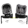 Kinderkraft Sistema modulare Kinderkraft ENDURA SAFE - seggiolino auto per neonati e bambini 2in1 con base ISOFIX girevole, i-Size, grigio
