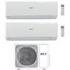 Hec by Haier Climatizzatore Dual Split Serie Tide R 9+12 2HEC35RECO-OUM Inverter Wi-Fi R-32 Classe A++A+ PRONTA CONSEGNA LINEA 2026