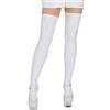Maeau Calze da donna autoreggenti in lattice, collant lucidi, taglie M-3XL, bianco, XXL-3XL
