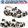 Crocs Zoccolo Crocs Classic Pop Petals Summit bianco multi 214090-2MT taglia unisex