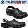 Crocs Zoccolo Crocs Classic con fibbia metallica nero 213543-001 taglia unisex