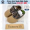 Crocs Axle Suede Mule Seppia Dark Cocoa 214137-2MV taglia unisex