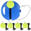 Healeved 1 Set di Palline da Tennis con Rimbalzo e Base in plastica, Set Portatile per Allenamento Individuale con Palline a Corda Altamente Elastiche, Attrezzatura per la Pratica del Tennis per