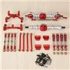6 Pezzi Kit Tiranti e Ponti per Auto RC 1/12 Superficie Anodizzata