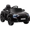 HOMCOM Auto Elettrica per Bambini 3-5 Anni 6V Audi Autentica