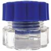 P.b. pharma - Frantumapillole in abs a 2 scomparti base trasparente coperchio blu dimensioni 5,4x3,3x4,7 cm