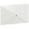 Outsunny Telo di Ricambio per Ombrellone Rettangolare 3x2 m a 6 Stecche, Poliestere Anti UV 50+, Beige