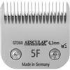 Kerbl GT360 SnapOn Aesculap - Testine di rasatura 5F, lunghezza di taglio 6,3 mm, 50 pezzi